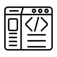 Web Design Vector Icon