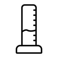 Graduated Cylinder Vector Icon