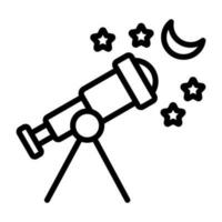 icono de vector de astronomía