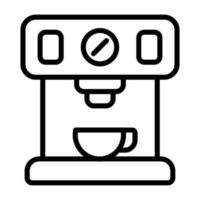 Coffee Maker with Wi-Fi Vector Icon