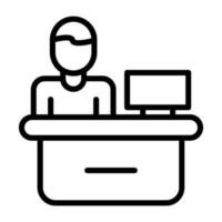 Helpdesk Vector Icon