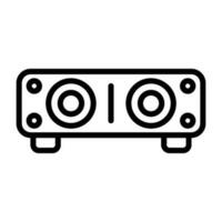 Soundbar Vector Icon