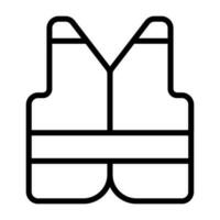 Insulated jacket Vector Icon