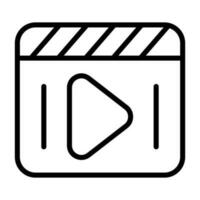 Clapperboard Vector Icon