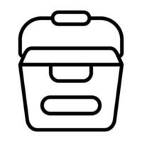 Portable water container Vector Icon