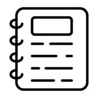 Address Book Vector Icon