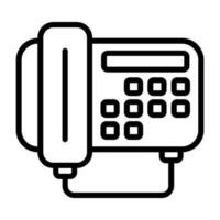 Fax Machine Vector Icon