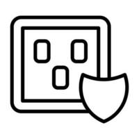 Surge Protector Vector Icon