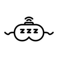 dormir rastreador vector icono