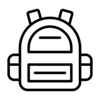 Backpack Vector Icon