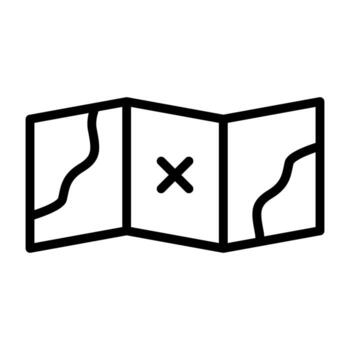 icono de vector de mapa