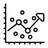 Regression Analysis Vector Icon