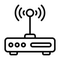 Wi-Fi Access Point Vector Icon