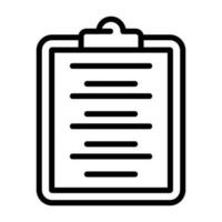 Writing Pad Vector Icon