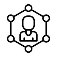 Network Segmentation Vector Icon