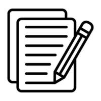 Document Edit Vector Icon