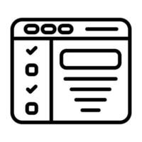 Design Brief Vector Icon