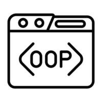 OOP Vector Icon