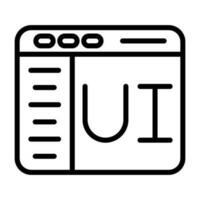 User Interface Vector Icon