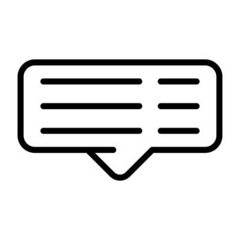 Comment Vector Icon