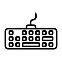 icono de vector de teclado