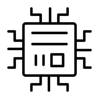 Microchip Vector Icon