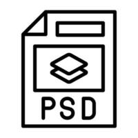 psd archivo vector icono