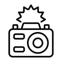 Camera Flash Vector Icon