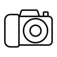 DSLR Camera Vector Icon