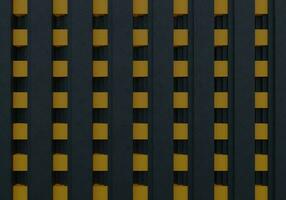 blue vertical geometric pattern architectural with yellow horizontal line background wallpaper with concrete texture photo
