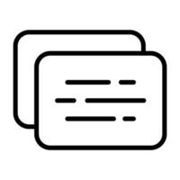 Document Insert Section Vector Icon