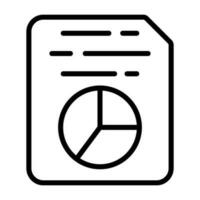 Document Insert Diagram Vector Icon