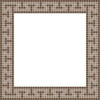 Brown tile frame, Mosaic tile frame, Tile frame, Seamless pattern, Mosaic seamless pattern, Mosaic tiles texture or background. Bathroom wall tiles, floor tiles with beautiful pattern vector