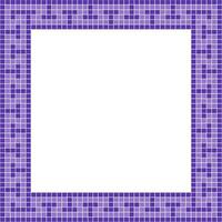 Purple tile frame, Mosaic tile frame, Tile frame, Seamless pattern, Mosaic seamless pattern, Mosaic tiles texture or background. Bathroom wall tiles, floor tiles with beautiful pattern vector