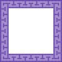 Purple tile frame, Mosaic tile frame, Tile frame, Seamless pattern, Mosaic seamless pattern, Mosaic tiles texture or background. Bathroom wall tiles, floor tiles with beautiful pattern vector