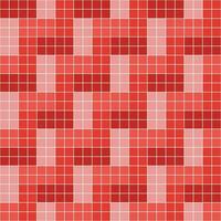 Red tile background, Mosaic tile background, Tile background, Seamless pattern, Mosaic seamless pattern, Mosaic tiles texture or background. Bathroom wall tiles, floor tiles with beautiful pattern vector