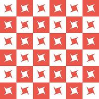 Red ninja star. ninja star pattern. ninja star pattern background. ninja star background. Seamless pattern. for backdrop, decoration, Gift wrapping vector