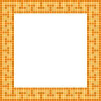 naranja loseta marco, mosaico loseta marco, loseta marco, sin costura patrón, mosaico sin costura patrón, mosaico losas textura o antecedentes. baño pared losas, piso losas con hermosa modelo vector