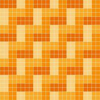 Orange tile background, Mosaic tile background, Tile background, Seamless pattern, Mosaic seamless pattern, Mosaic tiles texture or background. Bathroom wall tiles, floor tiles with beautiful pattern vector