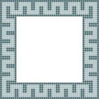 Grey tile frame, Mosaic tile frame, Tile frame, Seamless pattern, Mosaic seamless pattern, Mosaic tiles texture or background. Bathroom wall tiles, floor tiles with beautiful pattern vector