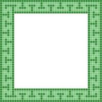 Light green tile frame, Mosaic tile frame, Tile frame, Seamless pattern, Mosaic seamless pattern, Mosaic tiles texture or background. Bathroom wall tiles, floor tiles with beautiful pattern vector