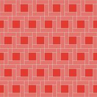 Square vector pattern. Red square pattern. Seamless geometric pattern for clothing, wrapping paper, backdrop, background, gift card.