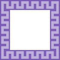 Purple tile frame, Mosaic tile frame, Tile frame, Seamless pattern, Mosaic seamless pattern, Mosaic tiles texture or background. Bathroom wall tiles, floor tiles with beautiful pattern vector