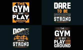 mejor tipografía t camisa diseño para gimnasio y aptitud inspiración y motivación vector