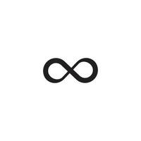 Infinity logo or icon design vector