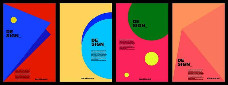 colorful abstract flat background for banner, poster, template, brochure, design, website, product, etc