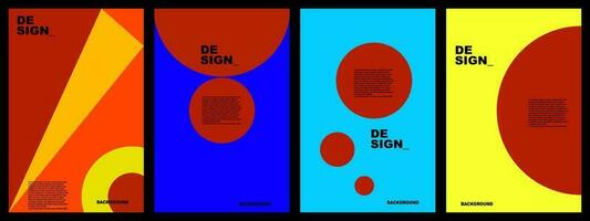 colorful abstract flat background for banner, poster, template, brochure, design, website, product, etc vector