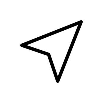 icono de compartir en el diseño de estilo de línea aislado sobre fondo blanco. trazo editable. vector