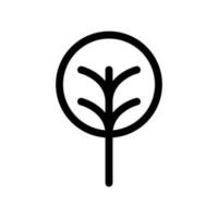Tree Icon Vector Symbol Design Illustration