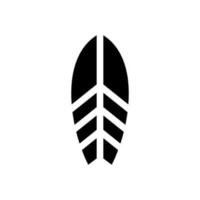 Surfboard Icon Vector Symbol Design Illustration